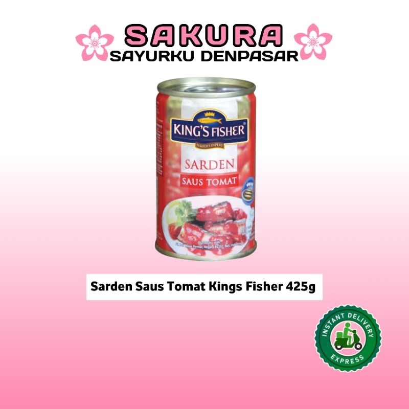 

Sarden Saus Tomat King's Fisher 425g - SAKURA