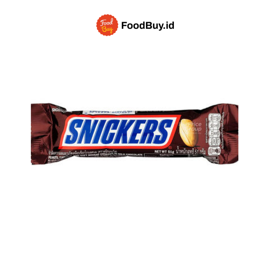 

Snickers Cokelat Caramel Kacang Nougat 51gr