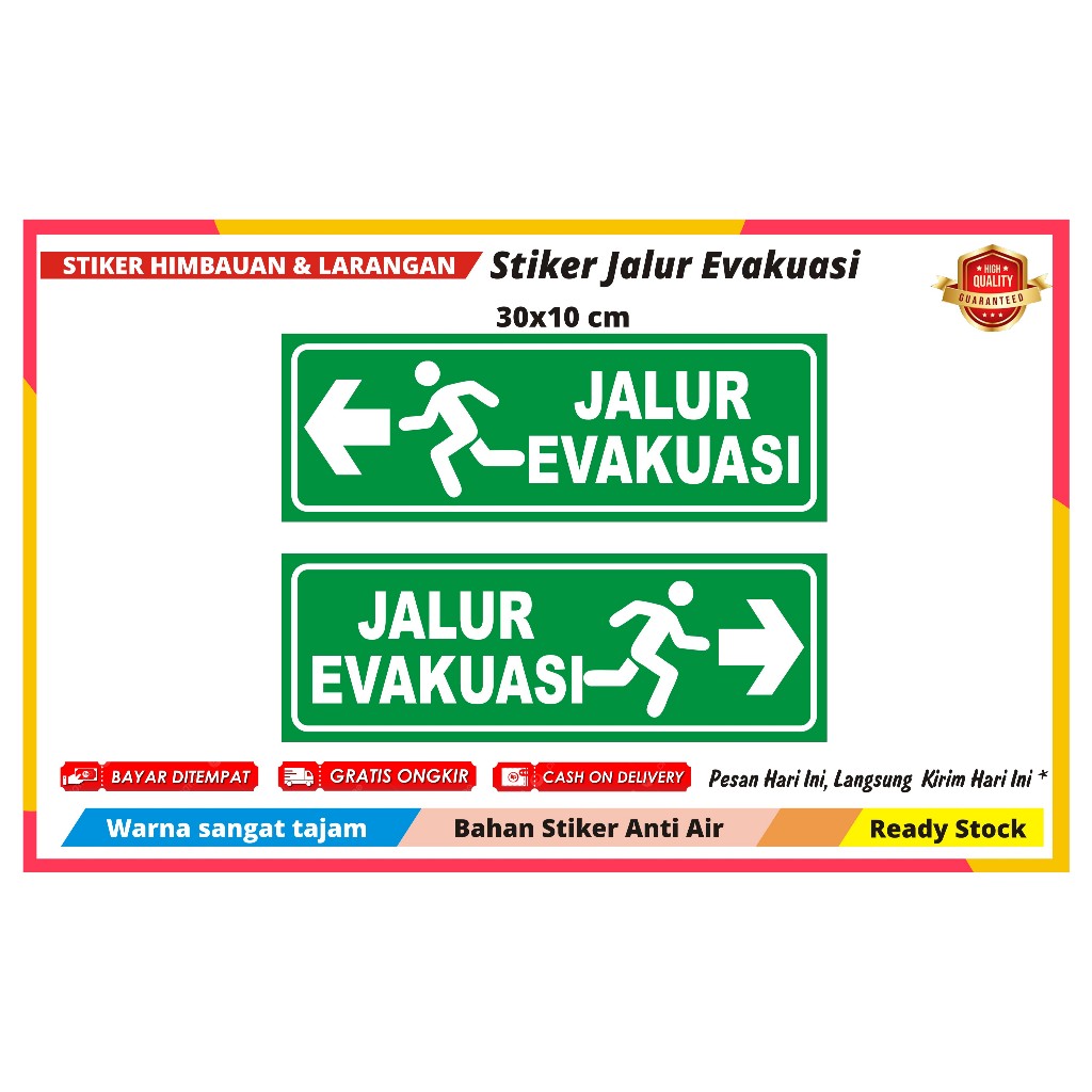 

STIKER JALUR EVAKUASI