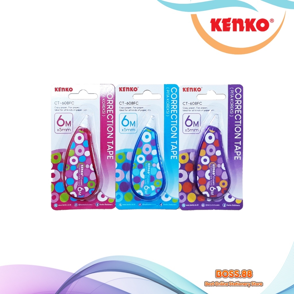 

CORRECTION TAPE (CT) KENKO CT-608FC (1 PCS)