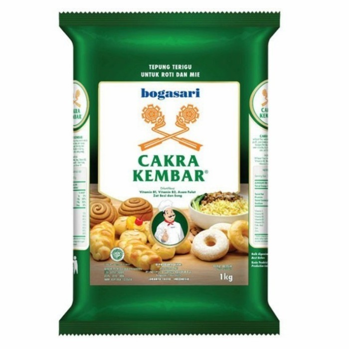 

Tepung Terigu Cakra Kembar 1kg