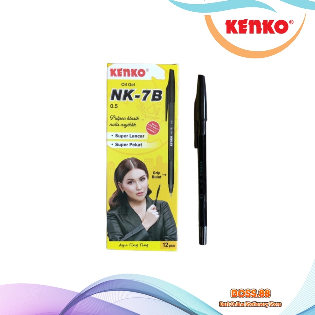 

GEL PEN / PULPEN GEL KENKO NK-7 (12 PCS)