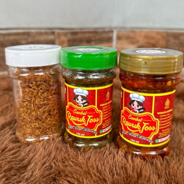

PAKET BUNDLING TRIPLE SERUNDENG SAMBEL CAKALANG DAN SAMBEL IJO TERIMEDAN