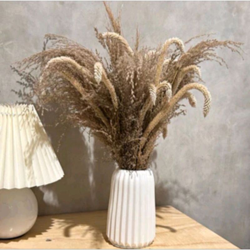 VAS BUNGA ARTIFICIAL POT BUNGA KERING BESAR