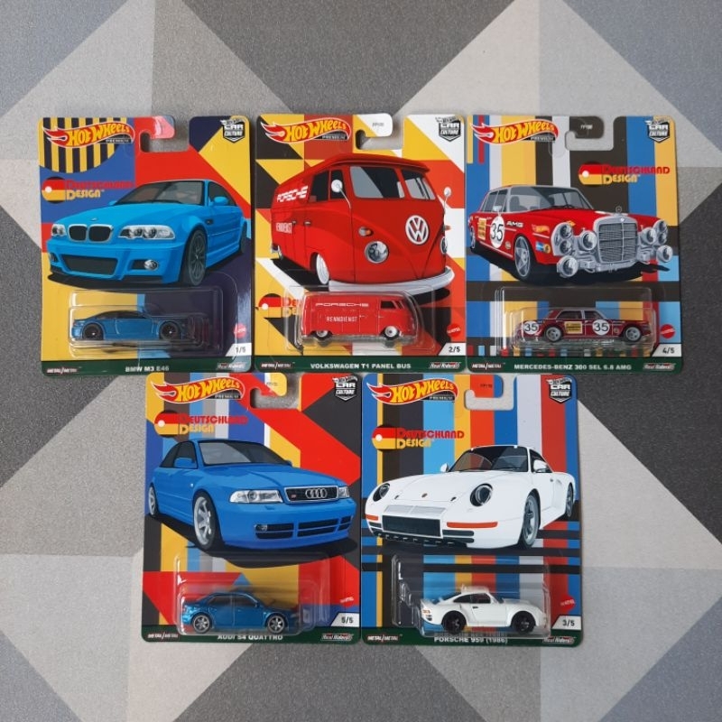 Hot Wheels Premium Deutschland Design Set