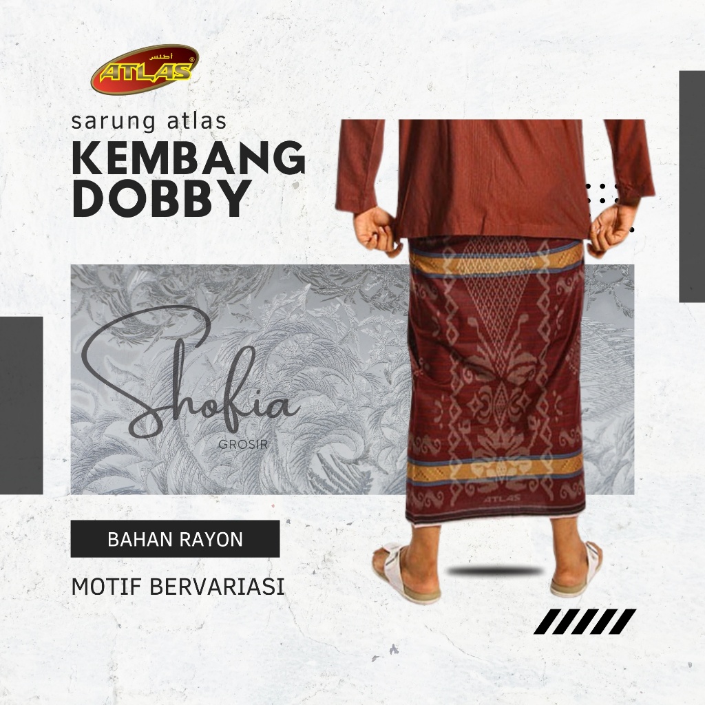 SARUNG ATLAS SPECIAL RAYON SKT KMB FULL SET