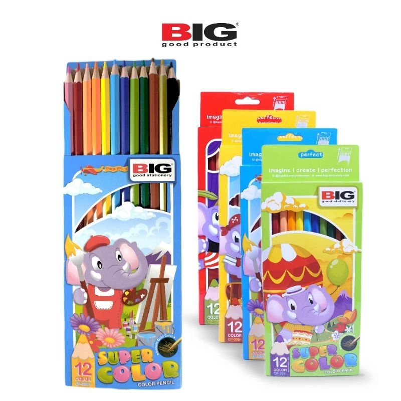 

Pensil Warna BIG 12 warna panjang