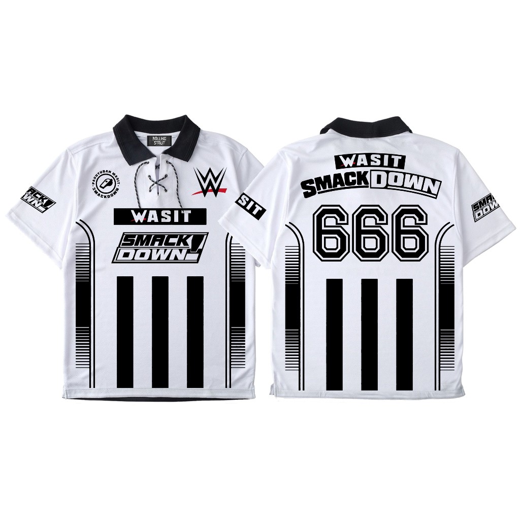 Rollingstout Tshirt - Jersey Wasit Smackdown | Jersey Bola | Jersey Vintage | Baju Olahraga | Kaos B