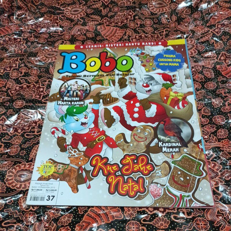 Majalah Bobo tahun 2013 - kue jahe Natal