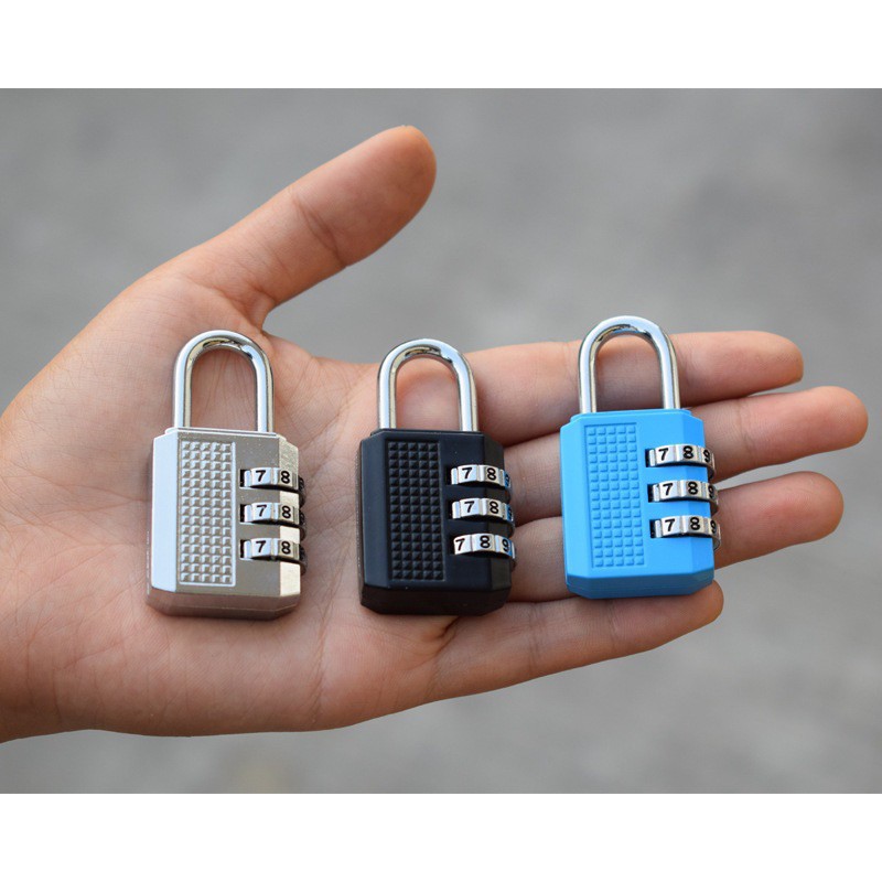 AS Gembok Nomor Premium / Gembok Angka Multifungsi / Gembok Pin Gembok Tas Koper Gembok Kode (Tekan)