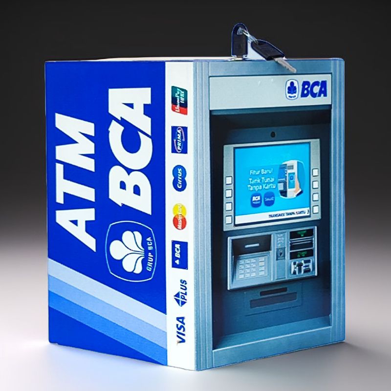 Celengan Jumbo Motif ATM BCA