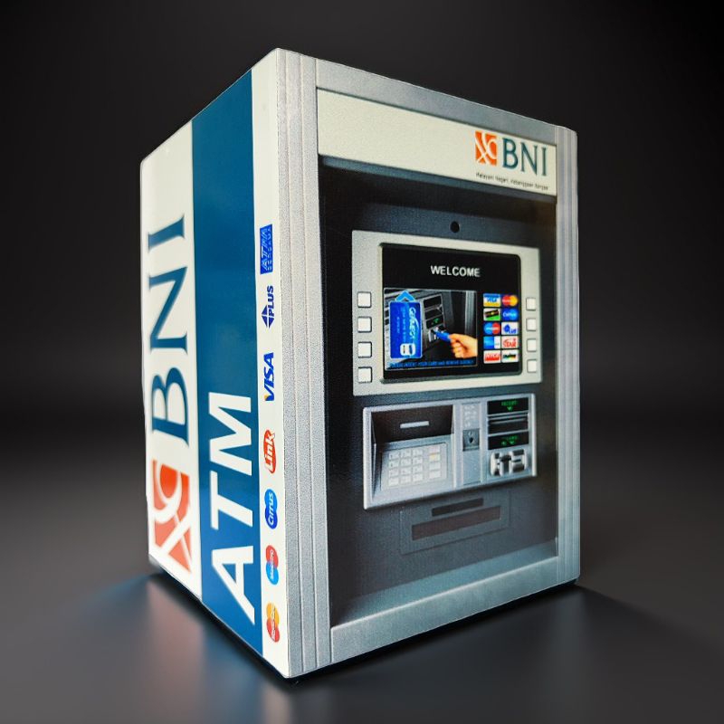 CELENGAN JUMBO KARAKTER 15x15x20 | BERANGKAS UANG BUKA TUTUP PREMIUM | TABUNGAN UANG MINIATUR | DILE