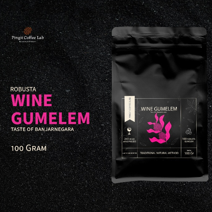 

Biji Kopi Robusta Wine Gumelem Kopi Banjarnegara // Wine Processing Berat 100 Gram