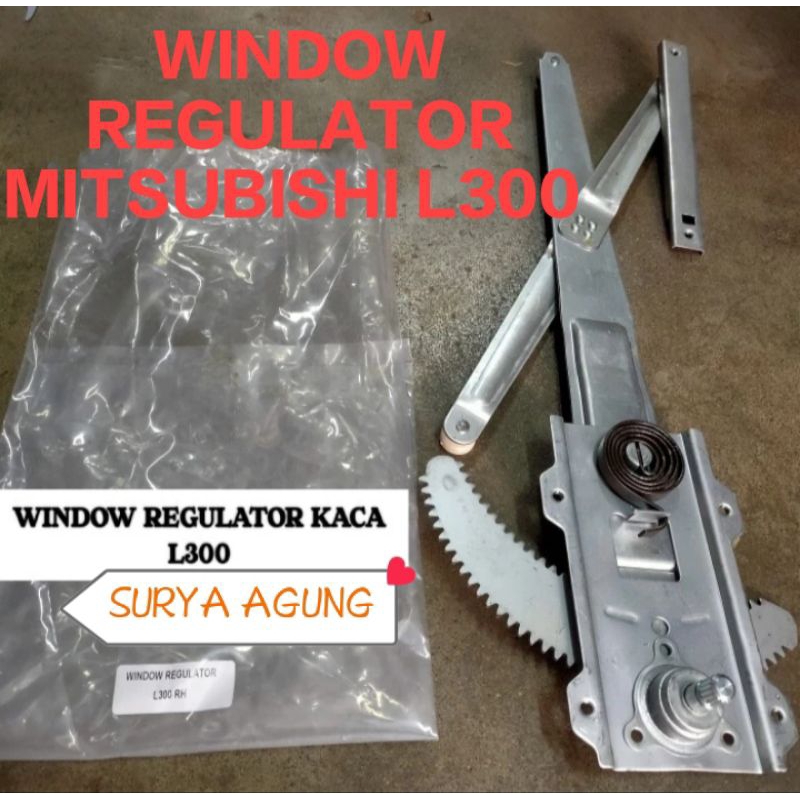 WINDOW REGULATOR RH /LH / DUDUKAN KACA PINTU KANAN DAN KIRI MOBIL MITSUBISHI L300 HARGA SATUAN