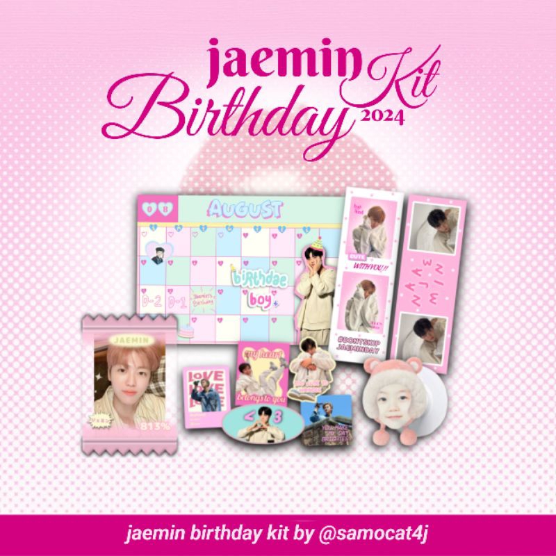 (BOOKED JANGAN CO) Jaemin Birthday Kit by @samocat4j