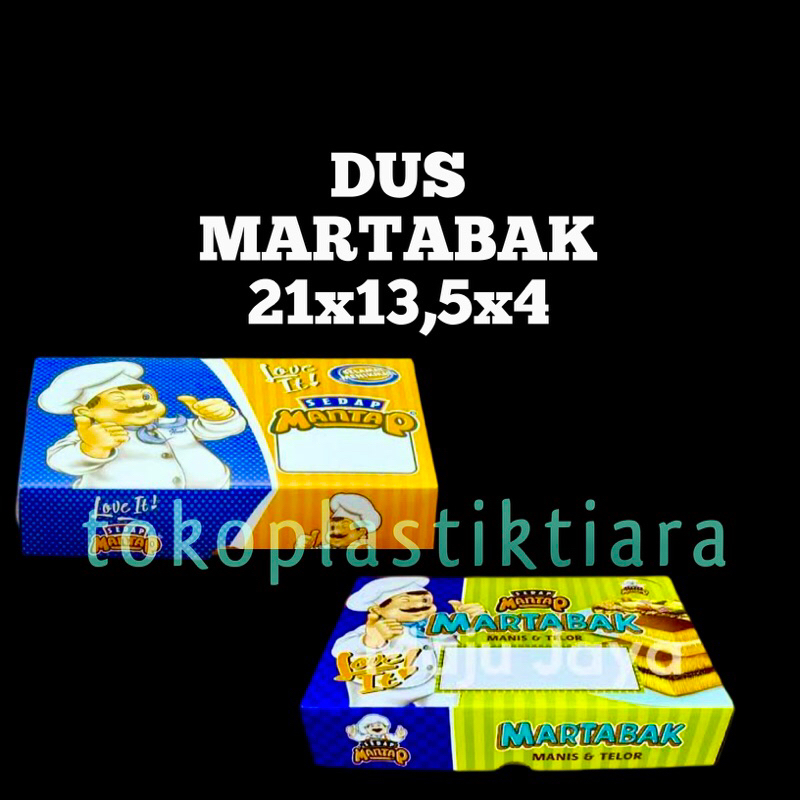 

Dus Martabak Tebal Box Martabak 21x13.5x4.3