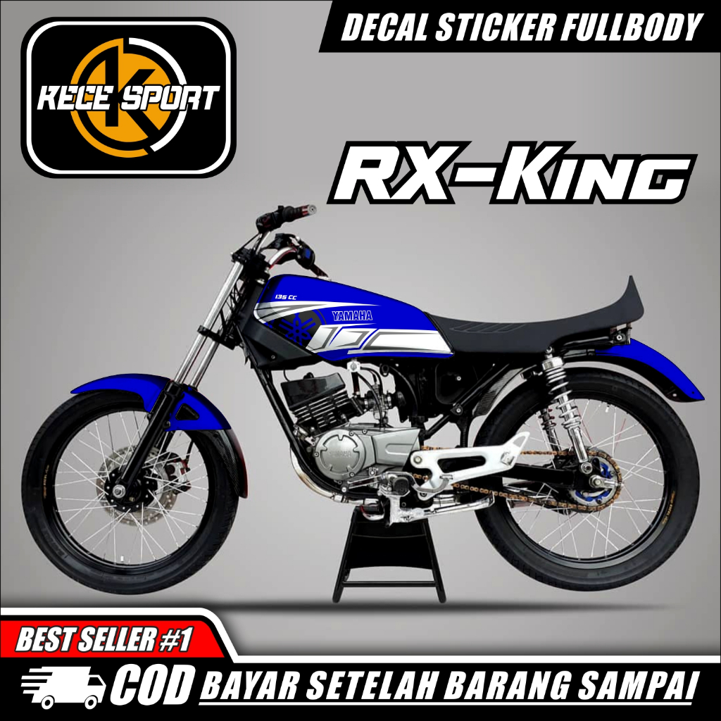 Sticker Rx King Variasi Stiker Striping Rx King Decal Yamaha RX KING / Sticker Decal RX KING Full Bo