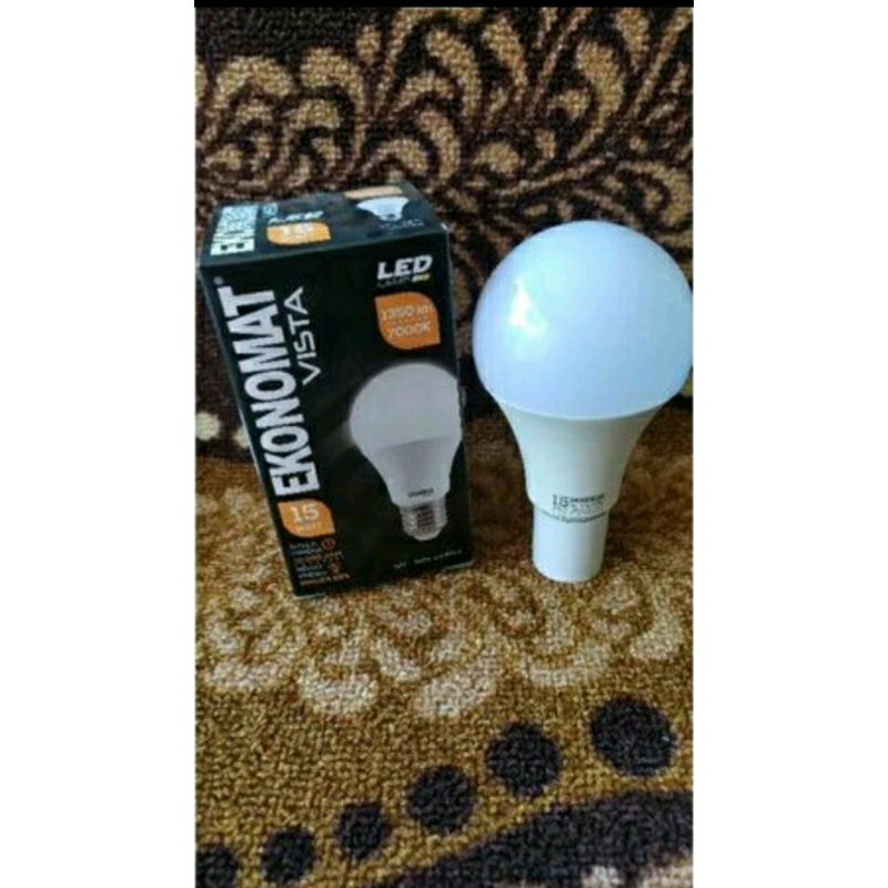 #MAU# Lampu LED Ekonomat Vista 19w 19watt Bohlam Dop 7000k Putih