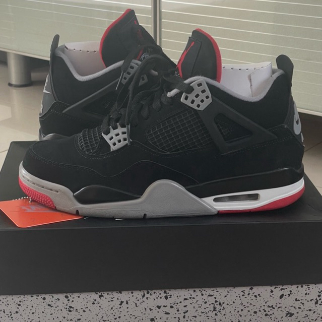 Worn Air Jordan 4 Retro Bred 2019 (100% Original)