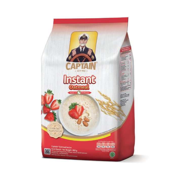 

Captain oats instant merah 800 gram