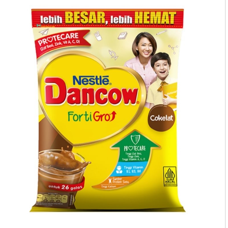 

Nestle Dancow Fortigro susu bubuk rasa cokelat 1 KG