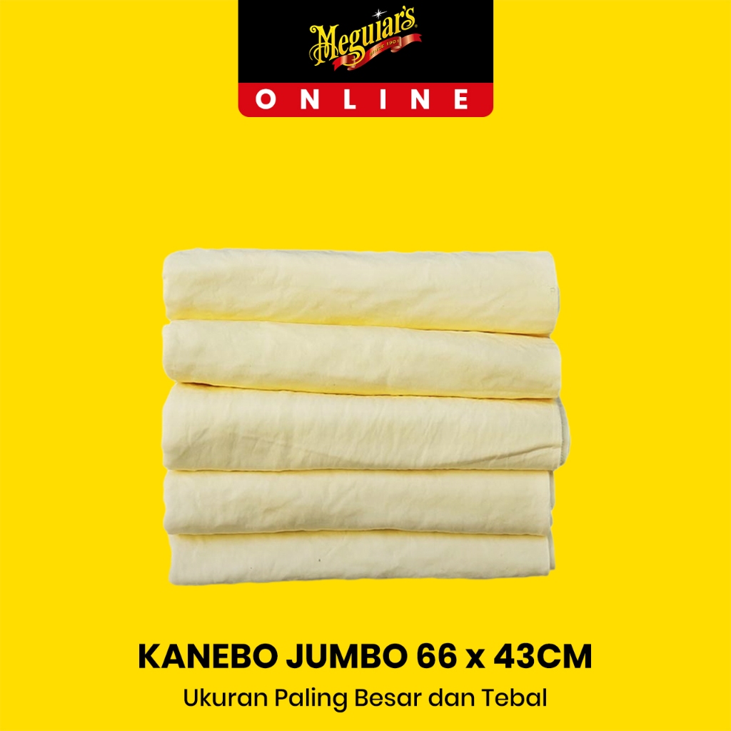 Kain Lap Kanebo Jumbo 66 x 43 cm Sangat Besar XXXL Plas Chamois Tebal Lebar Besar Serat Pengering Cu