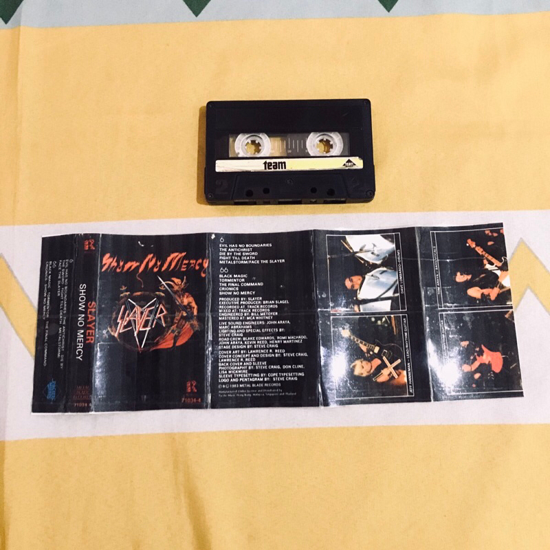 Kaset Pita Slayer - Show No Mercy
