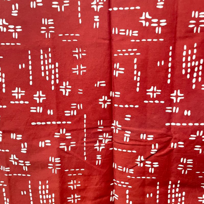 Kain Batik Cap Garutan Motif Sashiko Garis - Nurzaman Batik