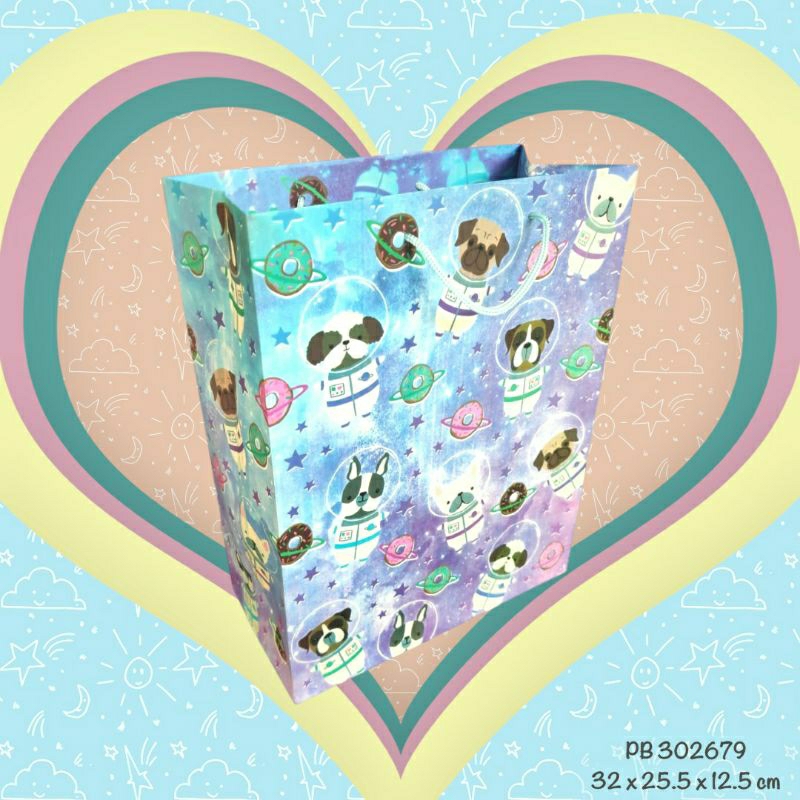

TOKO ANQA-Tas Kado Gift Bag Paper Bag 32 x 25.5 x 12.5 cm PB 302679