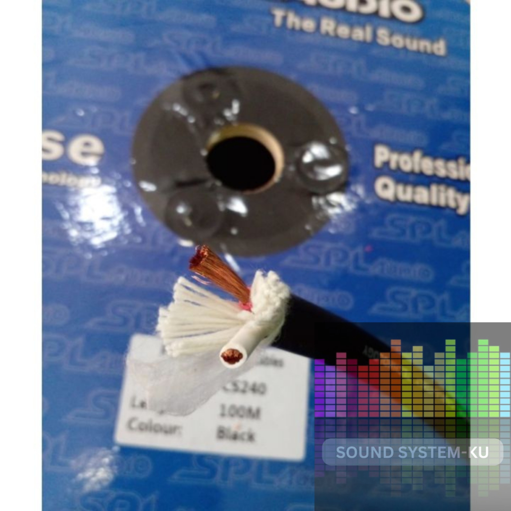 KABEL SPEAKER 2X4 SPL AUDIO 240 TEMBAGA MURNI / PER 1 METER