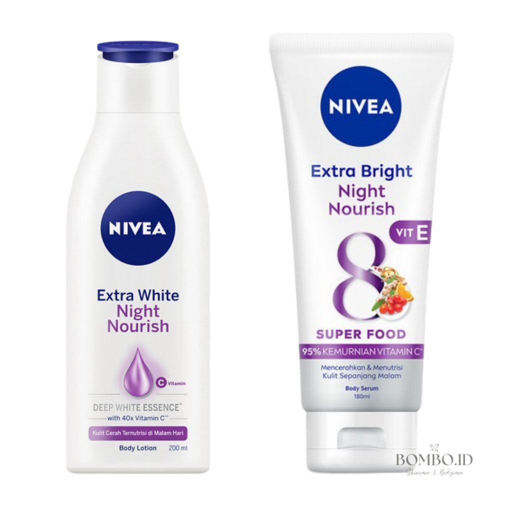 NIVEA Night Nourish Body Lotion - Body Serum - Bombo