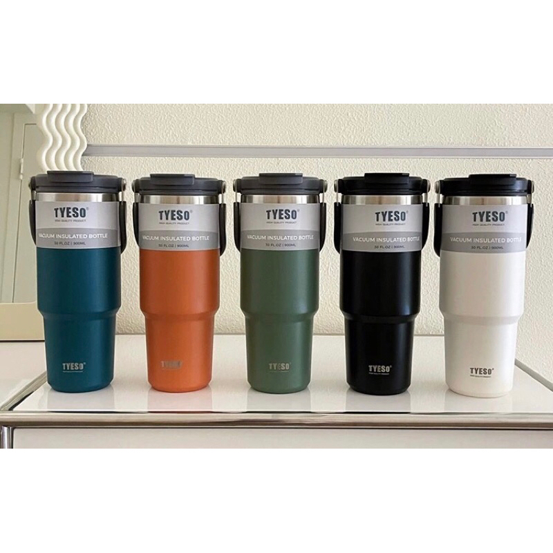 Botol Vacuum Tyeso dengan Silicone Coaster - Tyeso 1200ml - Tumbler Tyeso