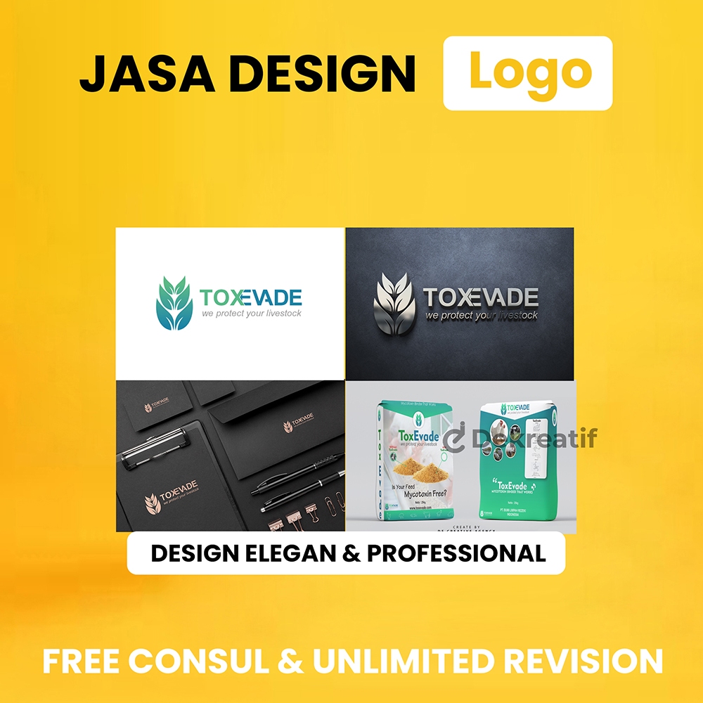 Jasa Desain Logo Dinamis, Elegan & Profesional