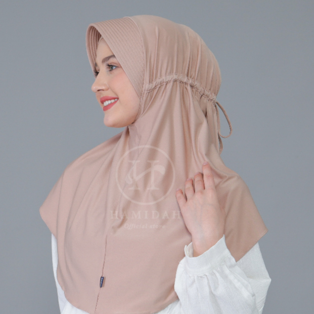 HIJAB BERGO SIZE M HAMIDAH SERUT PREMIUM