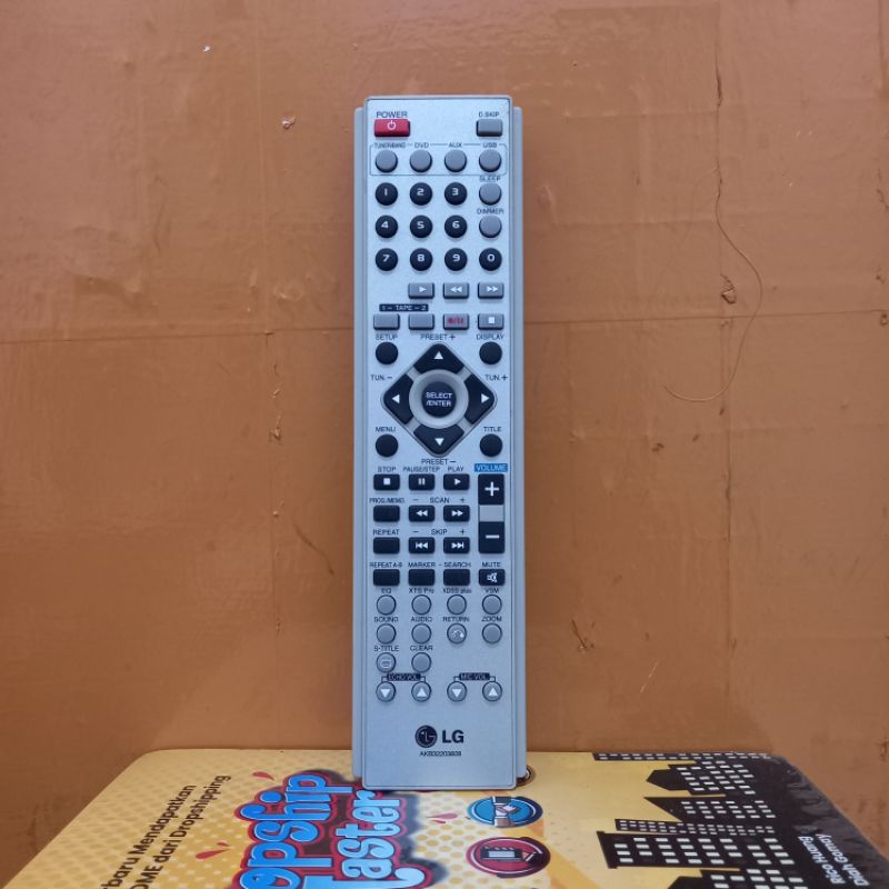 REMOTE ORIGINAL DVD COMPO LG SERI AKB32203608