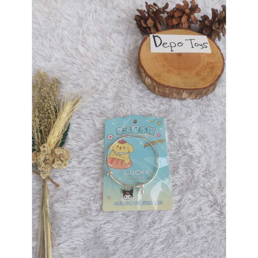 Gelang Wanita Kartun Yugui Anjing Kuromi Sanrio