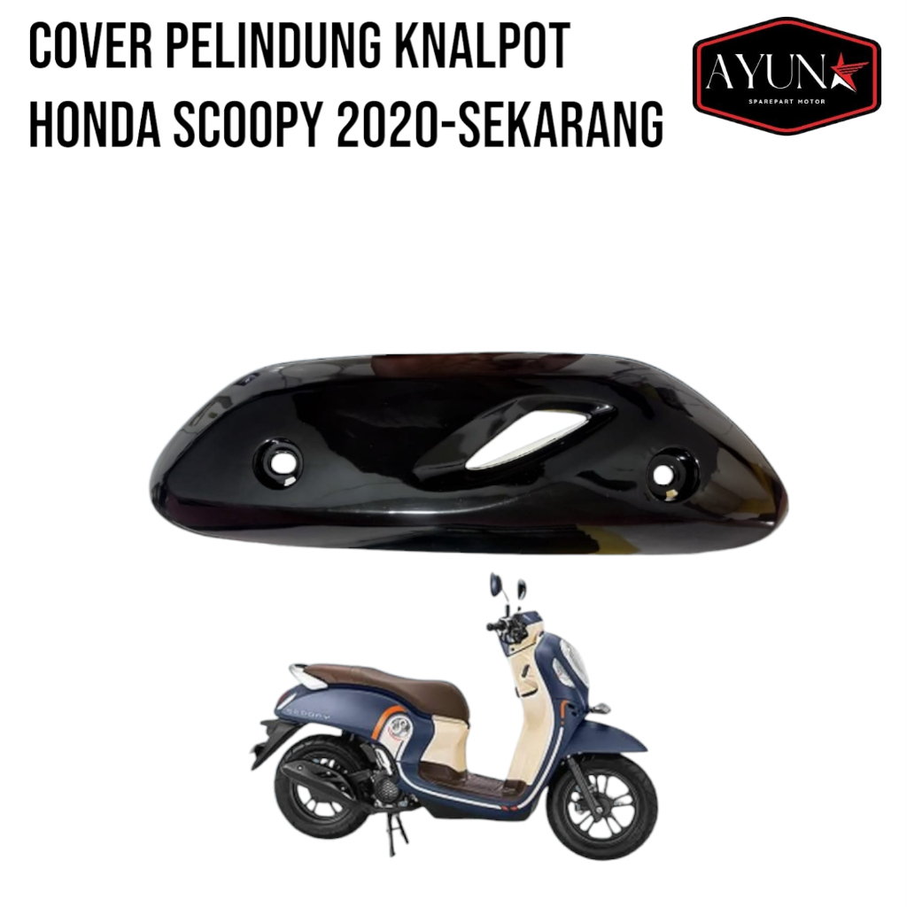 Cover pelindung knalpot honda scoopy prestige cover tutup knalpot scoopy 2021 tameng knalpot K2f