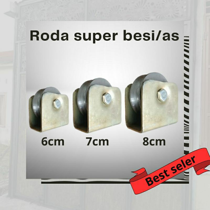 roda pagar super Besi /As roda besi super roda pagar besi