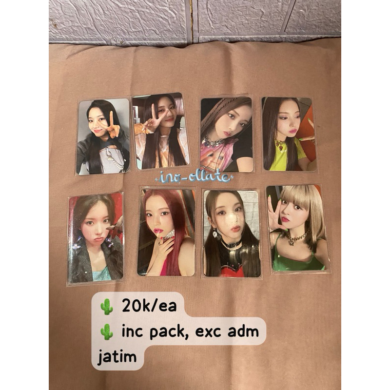 Nmixx Photocard haewon bae lily sullyoon kyujin jiwoo jinni