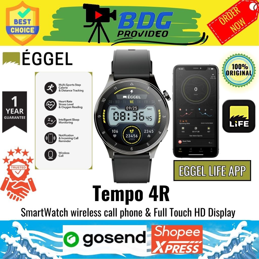 EGGEL Tempo 4R / Smartwatch Eggel Tempo 4R Wireless Phone Call Bluetooth 5.3