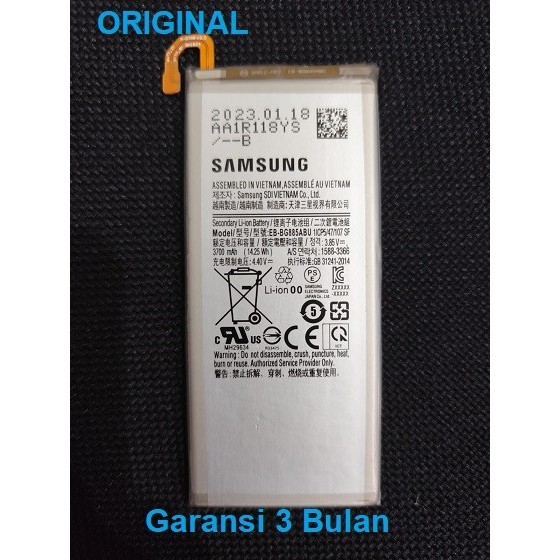 Battery Batre SAMSUNG Galaxy A8 Star EB-BG885ABU Original