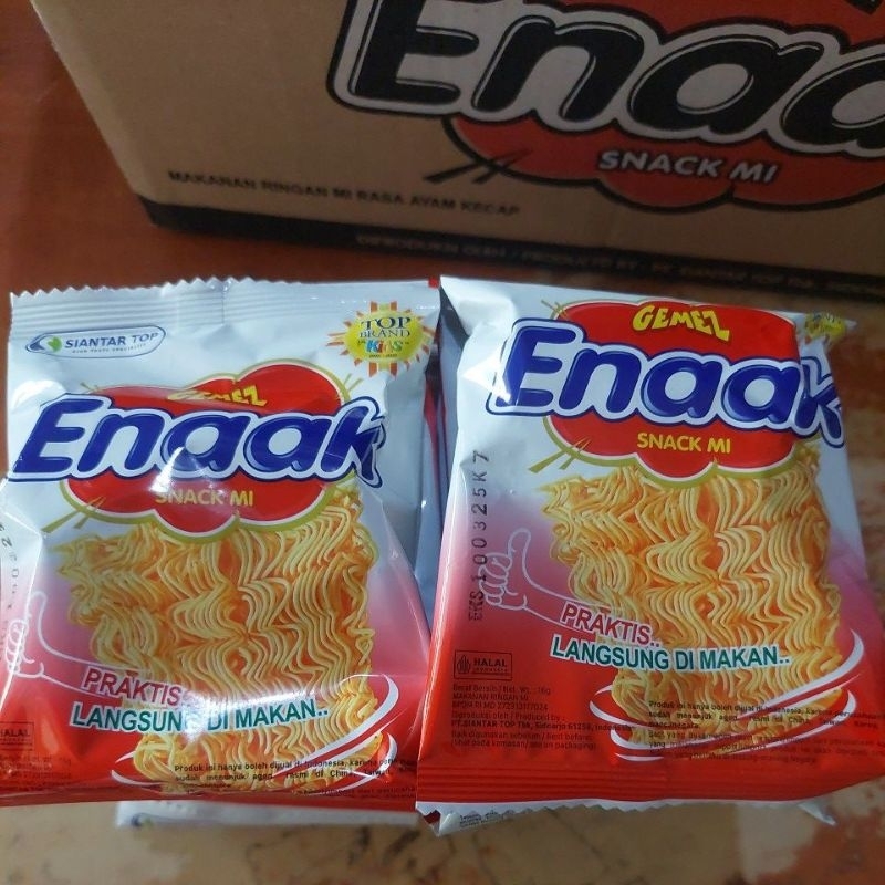 

MIE GEMEZ ENAAK 1 PACK ISI 20 SACHET MIE ENAK