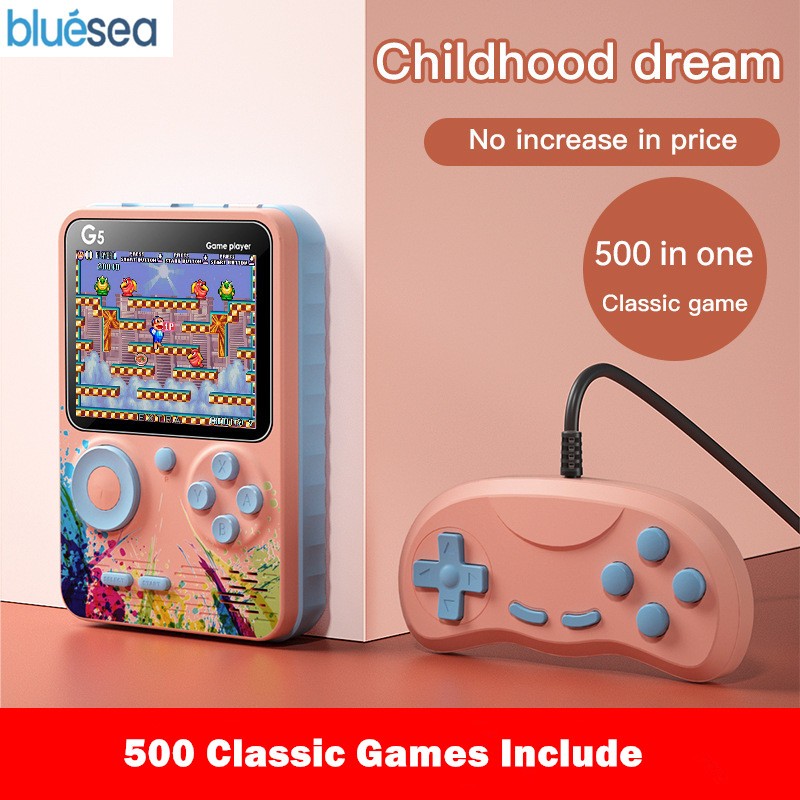 Bluesea G5 handheld game console Portable Game Player Built-in 500 Games Gameboy Console