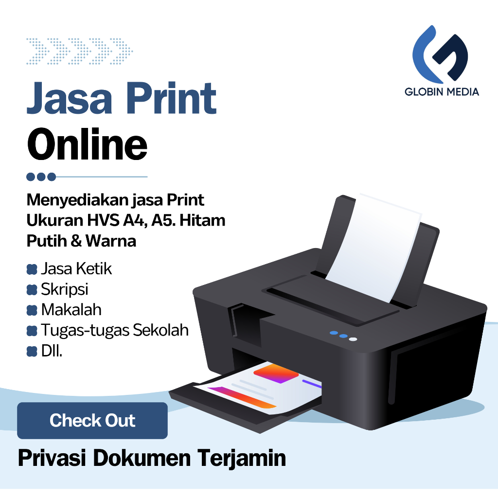 

JASA PRINT A4 / Cetak Kertas A4 , buku, makalah, skripsi A4 BW/COLOR