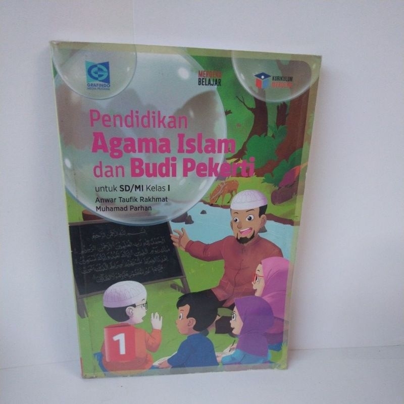 Buku pendidikan agama islam dan budi pekerti kelas/kls 1 SD kurikulum merdeka grafindo