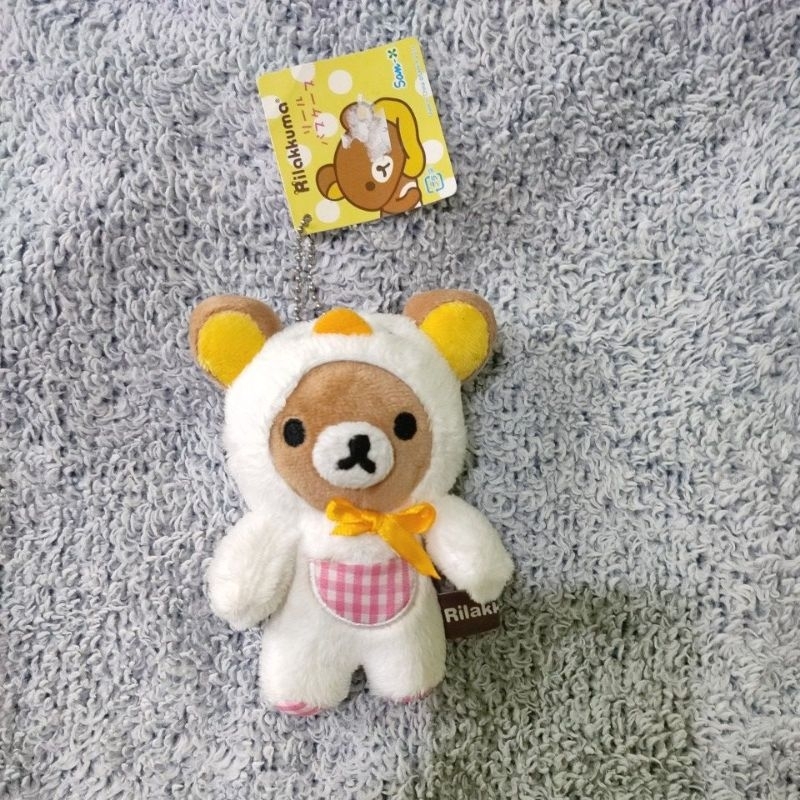 GANTUNGAN KUNCI RILAKKUMA KOSTUM AYAM