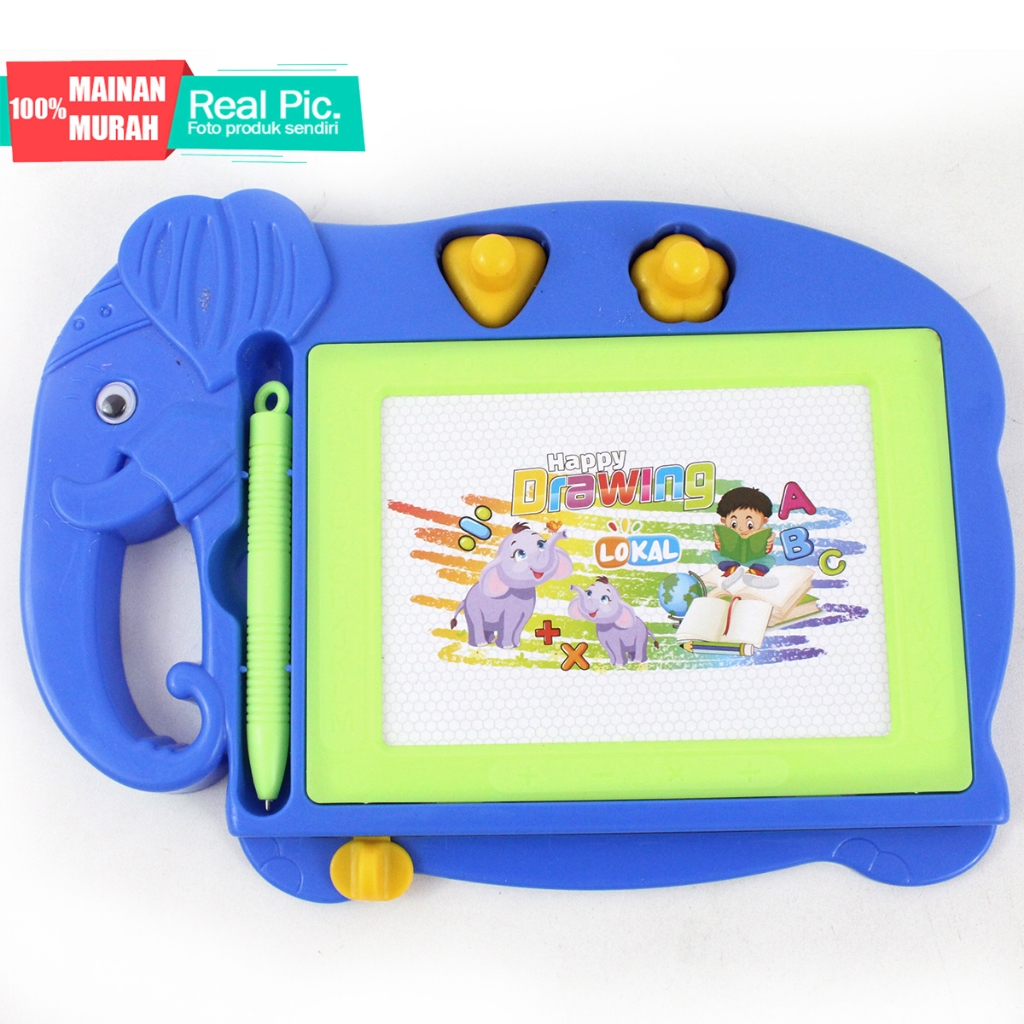 Mainan Anak Grosir Murah Belajar Lkl012 Papan Tulis Magic Board Bentuk Gajah Papan Gambar Belajar Menulis