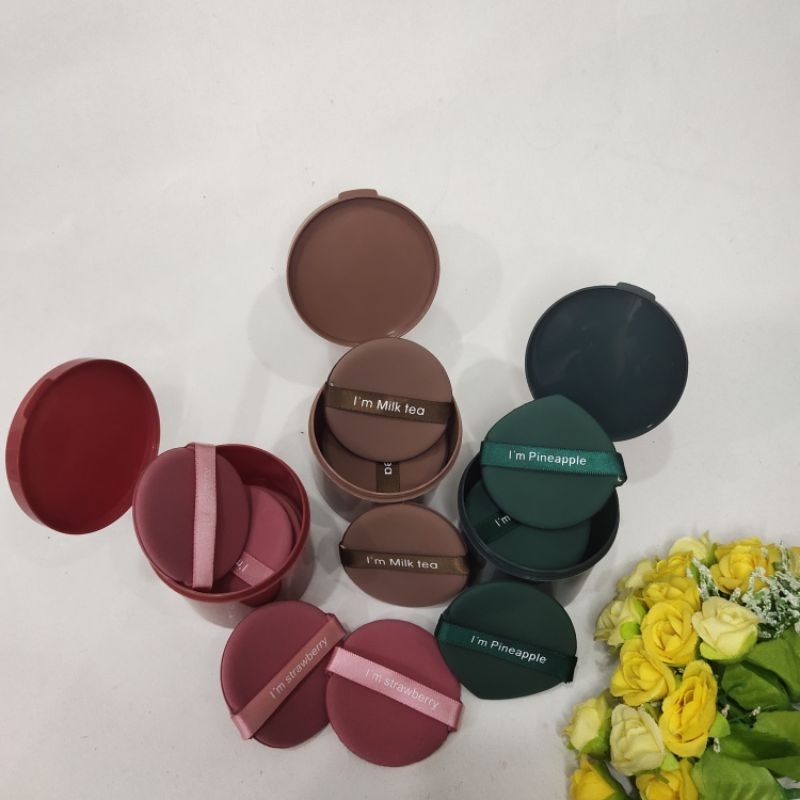 Cahaya | Spons Puff air Cushion 7in 1_spons bedak _spons cushion