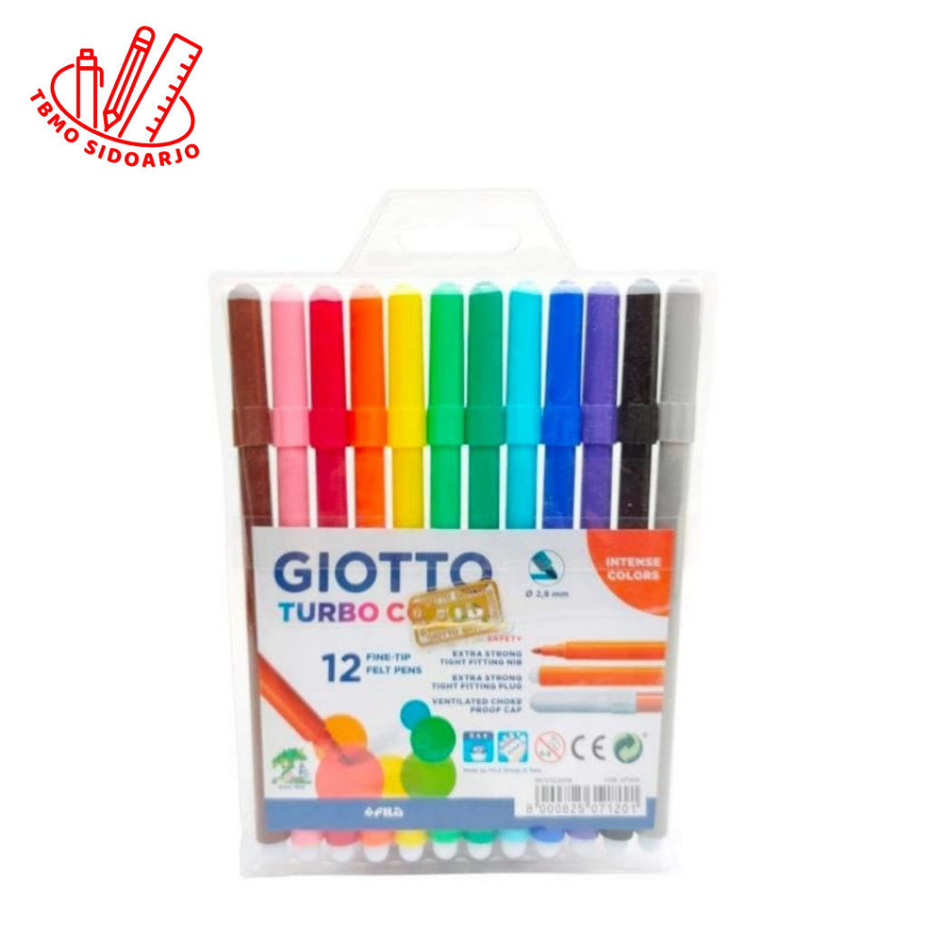 

TBMO Giotto Turbo Color / Spidol Warna 12 Warna 071100