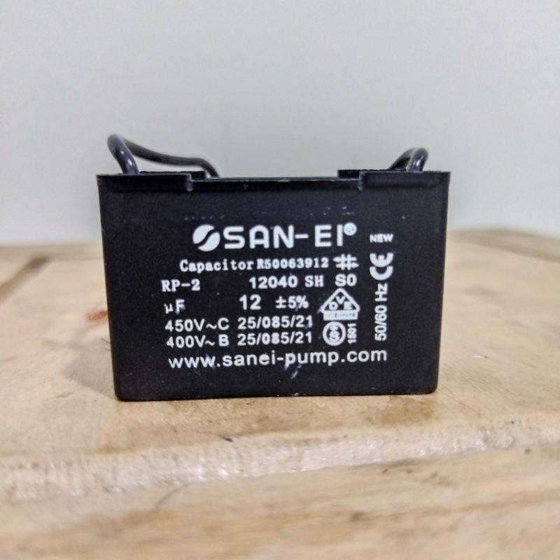 Kapasitor Pompa Air 8uf, 10uf, 12uf